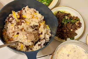 自己动手丰衣足食！杨瀚森晒中国菜配文：家的味道